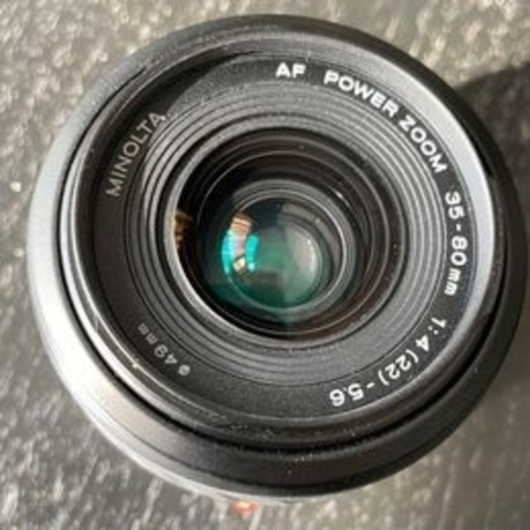 1991 Minolta Maxxum 35-80mm 1:4-5.6 AF Power Zoom Camera Lens 0.5m/1.6 ft